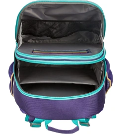 Ранец Комус Класс (№1 School) Meow анатомический фиолетовый экокожа с двумя отделениями