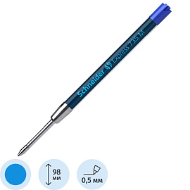 Стержень шариковый Schneider Express синий 98 мм (толщина линии 0.5 мм) фото Стержень шариковый Schneider Express синий 98 мм (толщина линии 0.5 мм)