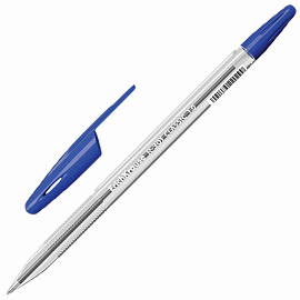 Ручка шариковая неавтоматическая Erich Krause R-301 Classic Stick синяя (толщина линии 0.5 мм)
