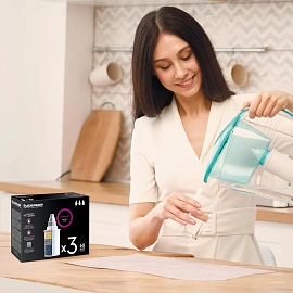 Картридж для воды Барьер Стандарт К043Р20 3 штуки в упаковке фото Картридж для воды Барьер Стандарт К043Р20 3 штуки в упаковке