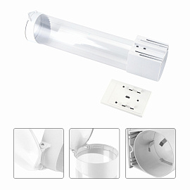 Держатель стаканов для кулера на магните белый