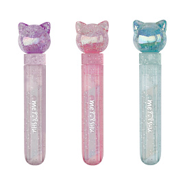 Нож канцелярский 9мм MESHU "Crystal Kitten", блистер, европодвес, ассорти