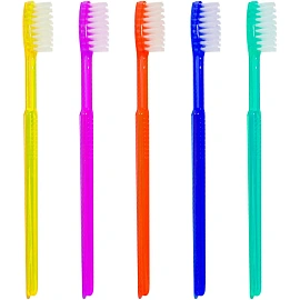 Зубная щетка Sherbet с нанесенной зубной пастой средней жесткости