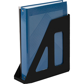 Лоток вертикальный для бумаг 70 мм Attache пластиковый черный