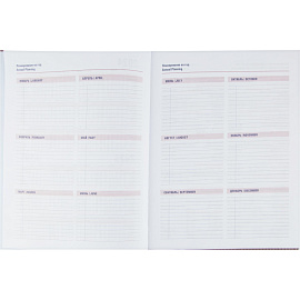 Еженедельник недатированный Attache Каньон искусственная кожа А4 72 листа коричневый