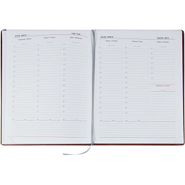 Еженедельник недатированный Attache Каньон искусственная кожа А4 72 листа коричневый