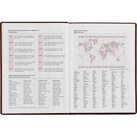 Еженедельник недатированный Attache Каньон искусственная кожа А4 72 листа коричневый