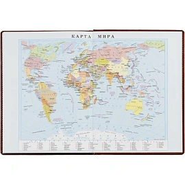 Еженедельник недатированный Attache Каньон искусственная кожа А4 72 листа коричневый