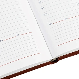 Еженедельник недатированный Attache Каньон искусственная кожа А4 72 листа коричневый