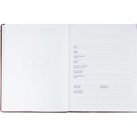 Еженедельник недатированный Attache Каньон искусственная кожа А4 72 листа коричневый