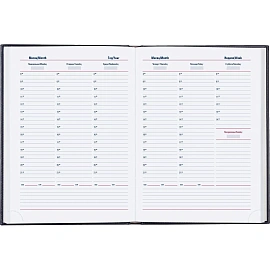 Еженедельник недатированный Attache Каньон искусственная кожа А4 72 листа синий