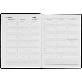 Еженедельник недатированный Attache Каньон искусственная кожа А4 72 листа синий