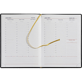 Еженедельник недатированный Attache Каньон искусственная кожа А4 72 листа синий