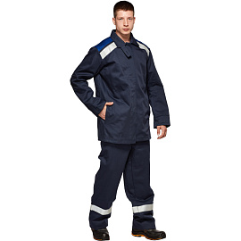 Костюм сварщика Премиум корфу летний синий (размер 44-46, рост 182-188)