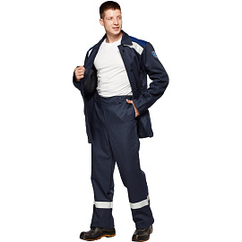 Костюм сварщика Премиум корфу летний синий (размер 44-46, рост 182-188)