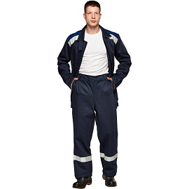 Костюм сварщика Премиум корфу летний синий (размер 44-46, рост 182-188)