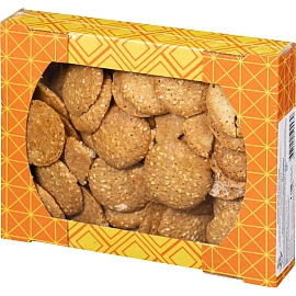 Печенье сдобное Северная столица Вкусняшки с кунжутом 250 г