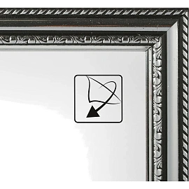 Рамка Комус (Attache) А4 21x30 см пластиковый багет 29 мм серебристая