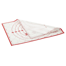 Коврик силиконовый для раскатки/запекания 30х40 см, красный, DASWERK (ДАСВЕРК), 608424 фото Коврик силиконовый для раскатки/запекания 30х40 см, красный, DASWERK (ДАСВЕРК), 608424