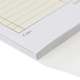 Бланки самокопирующие Накладная Attache A5 (145x198 мм, 2-слойные, 50 штук в книжке, офсет)