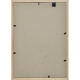 Рамка Зебра А4 21x30 см деревянный багет 15 мм белая