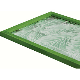 Рамка А4 21x30 см деревянный багет 16 мм салатовая