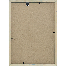 Рамка А4 21x30 см деревянный багет 16 мм синяя