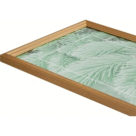 Рамка А4 21x30 см деревянный багет 17 мм золотистая