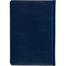 Ежедневник недатированный Attache Sidney Nebraska искусственная кожа А5 136 листов синий (золотистый обрез)