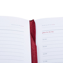 Ежедневник недатированный Attache Sidney Nebraska искусственная кожа А5 136 листов синий (золотистый обрез)