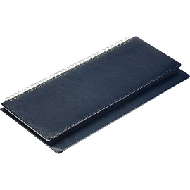 Планинг недатированный Attache Sidney Nebraska искусственная кожа 305х130 мм 64 листа синий