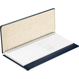 Планинг недатированный Attache Sidney Nebraska искусственная кожа 305х130 мм 64 листа синий