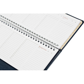 Планинг недатированный Attache Sidney Nebraska искусственная кожа 305х130 мм 64 листа синий