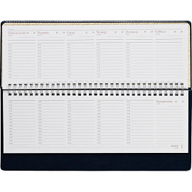 Планинг недатированный Attache Sidney Nebraska искусственная кожа 305х130 мм 64 листа синий