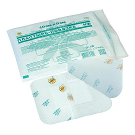 Пластырь-повязка Leiko 10x8 см (50 штук в упаковке)