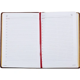 Ежедневник недатированный Attache Sidney Nebraska искусственная кожа А5 136 листов коричневый (золотистый обрез)