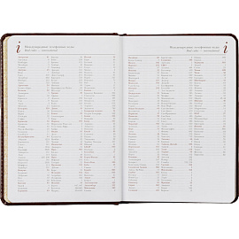 Ежедневник недатированный Attache Sidney Nebraska искусственная кожа А5 136 листов коричневый (золотистый обрез)