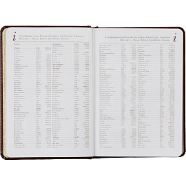 Ежедневник недатированный Attache Sidney Nebraska искусственная кожа А5 136 листов коричневый (золотистый обрез)