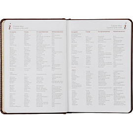 Ежедневник недатированный Attache Sidney Nebraska искусственная кожа А5 136 листов коричневый (золотистый обрез)