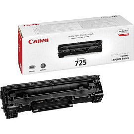 Картридж лазерный Canon 725 3484B002/3484B005 черный оригинальный