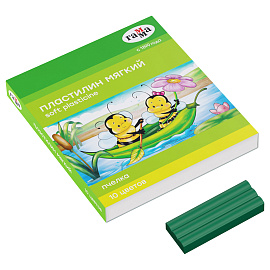 Пластилин восковой ГАММА "Пчелка", 10 цветов, 150 г, со стеком, картонная упаковка, европодвес, 280031Н фото Пластилин восковой ГАММА "Пчелка", 10 цветов, 150 г, со стеком, картонная упаковка, европодвес, 280031Н