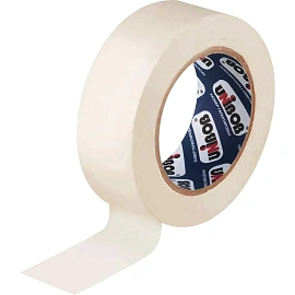 Клейкая лента малярная Unibob легкоудаляемая 38 мм х 50 м фото Клейкая лента малярная Unibob легкоудаляемая 38 мм х 50 м