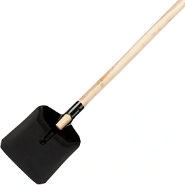 Лопата совковая 140 см сталь с рёбрами жёсткости с черенком (61461)