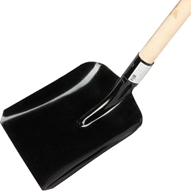 Лопата совковая 140 см сталь с рёбрами жёсткости с черенком (61461)