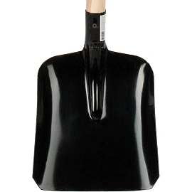 Лопата совковая 140 см сталь с рёбрами жёсткости с черенком (61461)