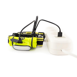 Фонарь налобный Яркий луч LH-190М аккумуляторный (входит в комплект) 4606400105886