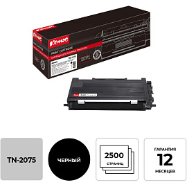 Картридж лазерный Комус TN-2075 для Brother черный совместимый