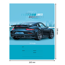 Тетрадь 12л., клетка BG "Экстрим", эконом