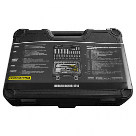 Набор инструмента автомобильный Berger BG108-1214 108 предметов фото Набор инструмента автомобильный Berger BG108-1214 108 предметов