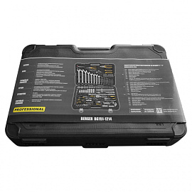 Набор инструмента универсальный Berger BG151-1214 151 предмет фото Набор инструмента универсальный Berger BG151-1214 151 предмет